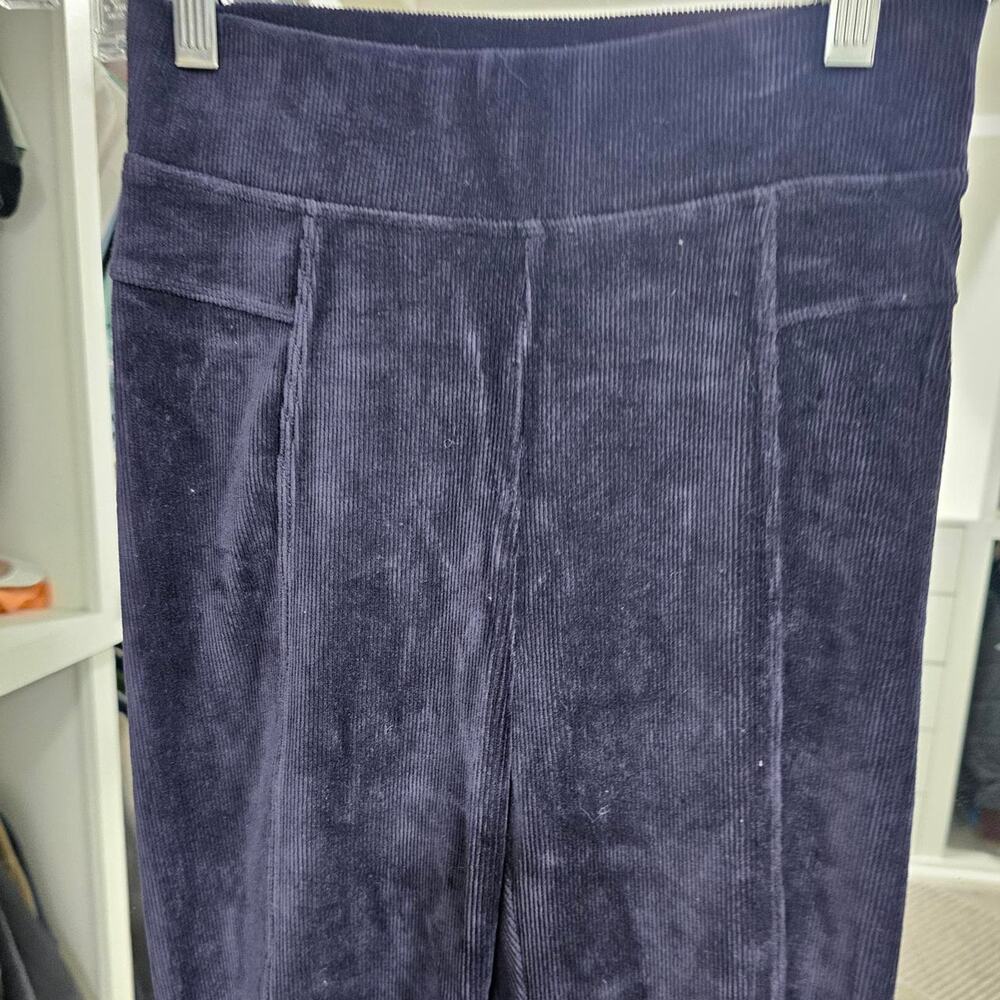 Aerie OFFLINE navy blue corduroy flare pants - Picture 3 of 5